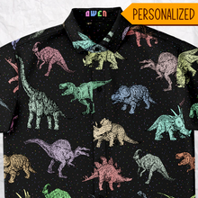 Load image into Gallery viewer, Personalized Dinotastic Button-Up Shirt