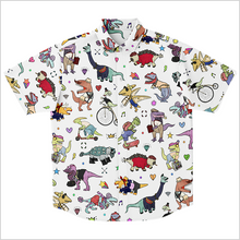 Load image into Gallery viewer, Personalized Dino Swag Button-Up Shirt
