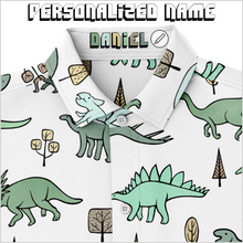 Load image into Gallery viewer, Personalized Dinodyssey Button-Up Shirt