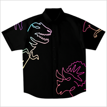 Load image into Gallery viewer, Personalized Dino Dazzle Button-Up Shirt