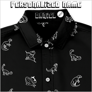Personalized Dicons Button-Up Shirt