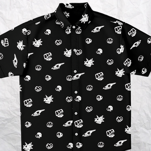 Personalized Death & Dinos Button-Up Shirt