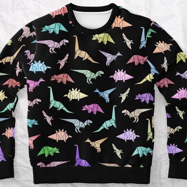 Personalized Dinorigami Sweatshirt