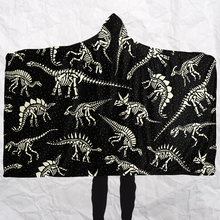 Load image into Gallery viewer, Personalized Diggin&#39; Dinos Hooded Blanket