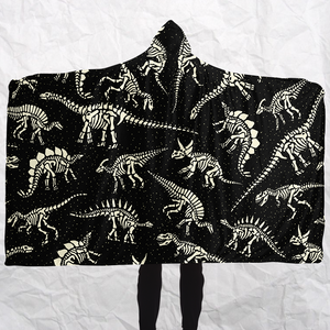 Personalized Diggin' Dinos Hooded Blanket