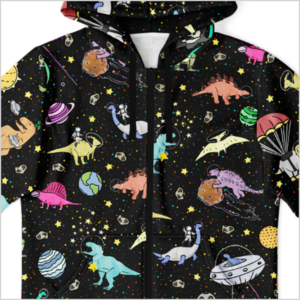 Personalized Interstellar Dinos Jumpsuit