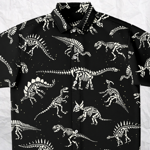 Personalized Diggin' Dinos Button-Up Shirt