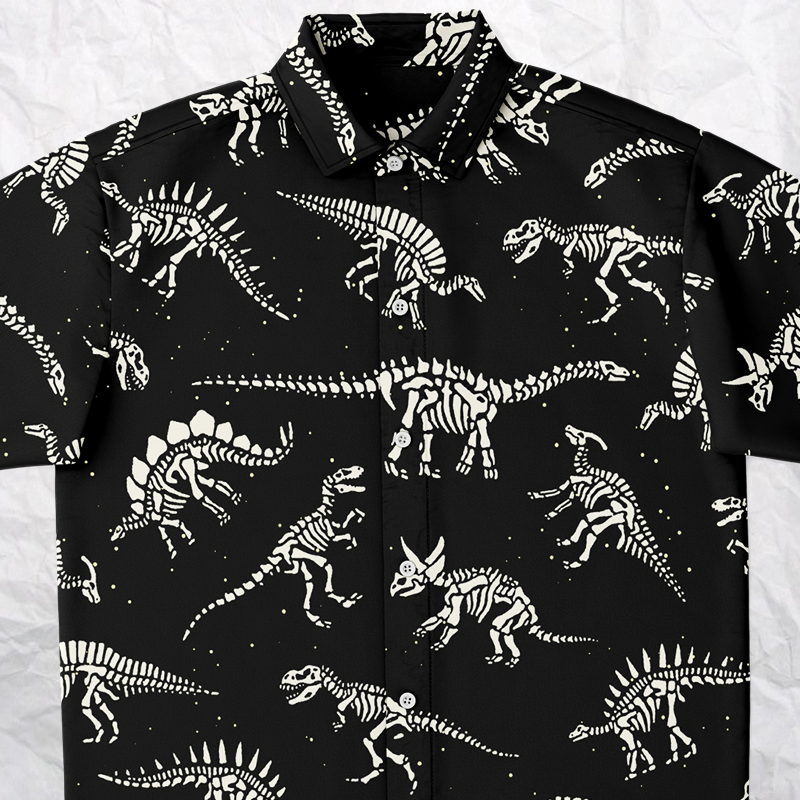 Personalized Diggin' Dinos Button-Up Shirt