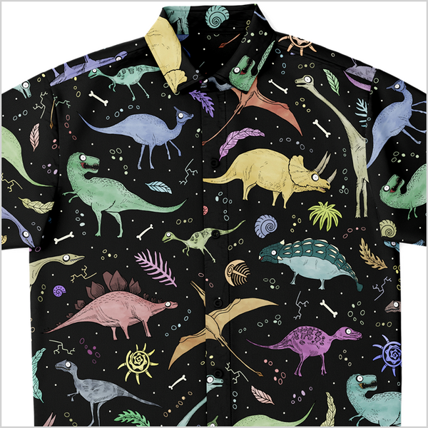 Personalized Terrible Lizards Button-Up Shirt