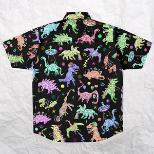 Personalized Dope Dinos Button-Up Shirt