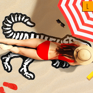 Personalized Tyrant Fossil Beach Towel