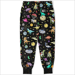 Personalized Interstellar Dinos Youth Sweatpants