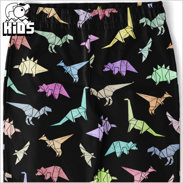 Personalized Dinorigami Youth Sweatpants