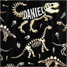 Load image into Gallery viewer, Personalized Name-O-Saurus Hooded Blanket