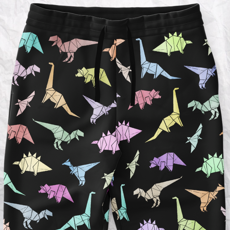 Personalized Dinorigami Sweatpants