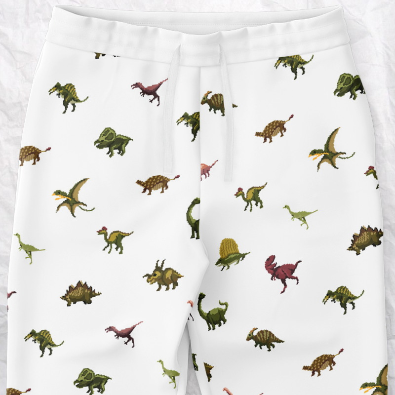 Personalized Pixelsaurs Sweatpants