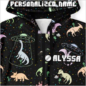Personalized Dino Abduction Jumpsuit