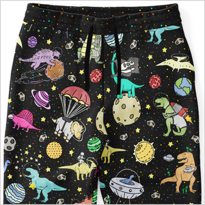 Personalized Interstellar Dinos Sweatpants