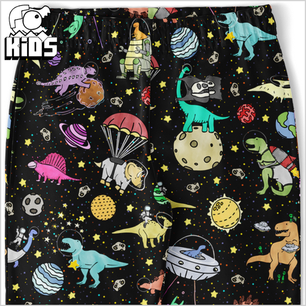 Personalized Interstellar Dinos Youth Sweatpants