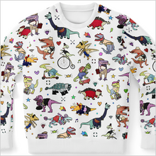 Load image into Gallery viewer, Personalized Dino Swag Sweatshirt