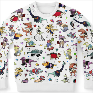 Personalized Dino Swag Sweatshirt