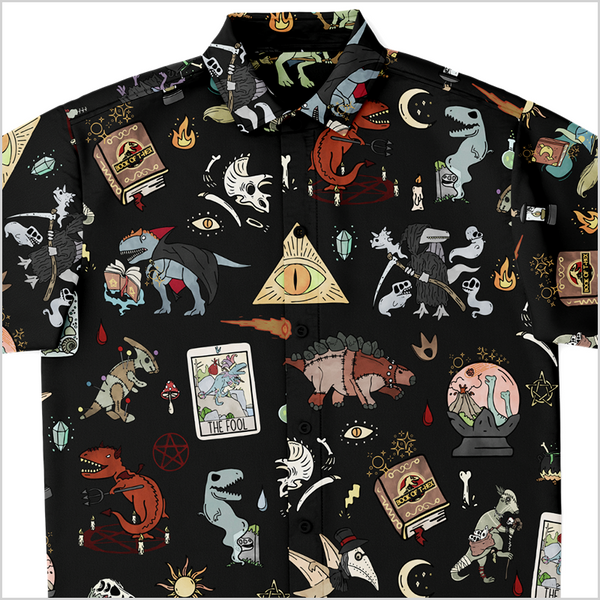 Personalized Dinoccult Button-Up Shirt