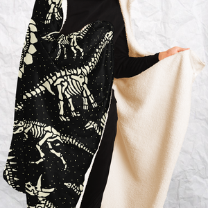 Personalized Diggin' Dinos Hooded Blanket