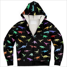 Load image into Gallery viewer, Personalized Dinomite Zip-Up Hoodie
