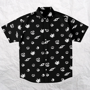 Personalized Death & Dinos Button-Up Shirt