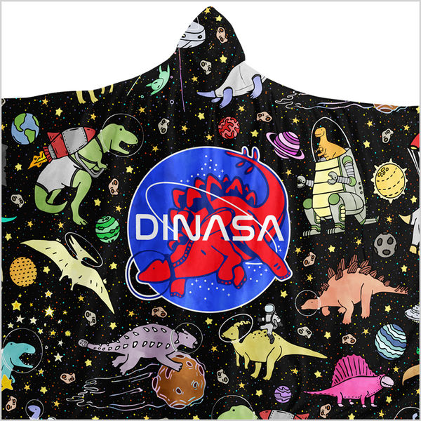 Personalized Dinasa Hooded Blanket