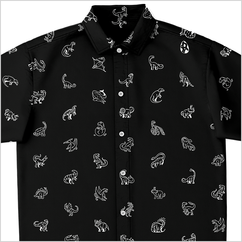 Personalized Dicons Button-Up Shirt