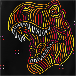 Personalized Dino Glitz Sweatshirt