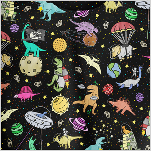 Personalized Interstellar Dinos Youth Sweatshirt