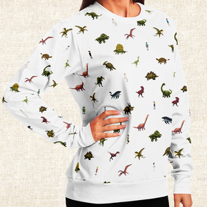 Personalized Jurassic Pixels Sweatshirt