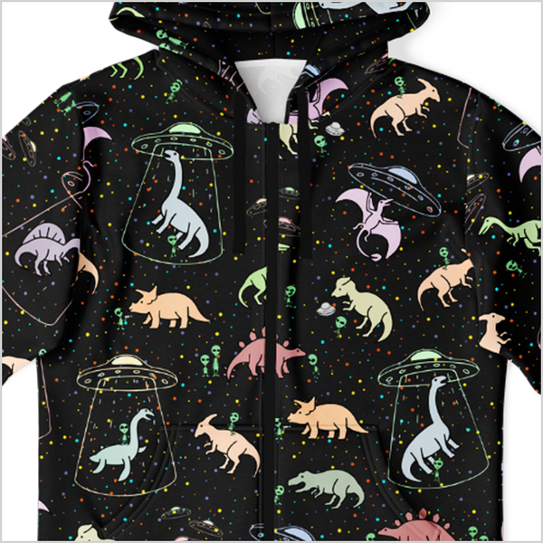 Personalized Dino Abduction Jumpsuit