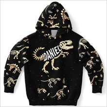 Load image into Gallery viewer, Personalized Name-O-Saurus Youth Hoodie