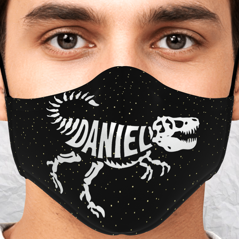 Personalized Tyrant Fossil Face Mask