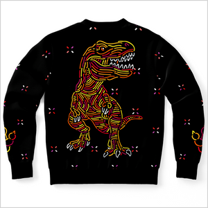 Personalized Dino Glitz Sweatshirt