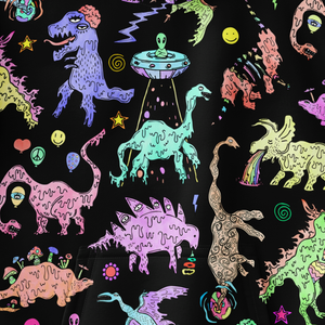 Personalized Dope Dinos Youth Hoodie