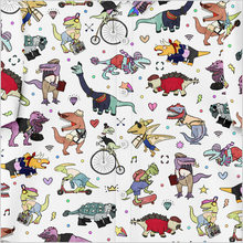 Load image into Gallery viewer, Personalized Dino Swag Youth Button-Up Shirt