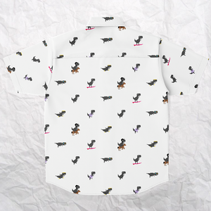 Personalized Olympian Rex Button-Up Shirt