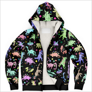 Personalized Dope Dinos Zip-Up Hoodie