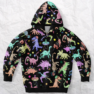 Personalized Dope Dinos Youth Hoodie