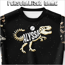 Load image into Gallery viewer, Personalized Name-O-Saurus Youth Sweatshirt