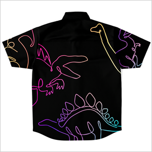 Personalized Dino Dazzle Button-Up Shirt