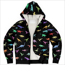 Load image into Gallery viewer, Personalized Dinomite Zip-Up Hoodie