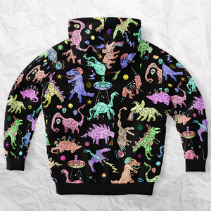 Personalized Dope Dinos Youth Hoodie