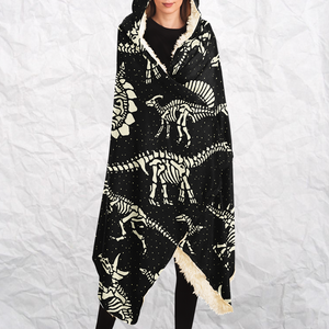 Personalized Diggin' Dinos Hooded Blanket