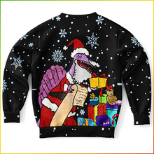 Load image into Gallery viewer, Personalized X-Mas Meal Ugly Christmas Youth Sweatshirt (W/ Knit Texture Effect)