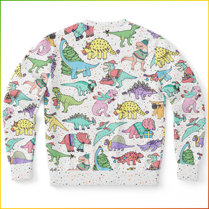 Personalized Jolly Dinos Christmas Sweatshirt